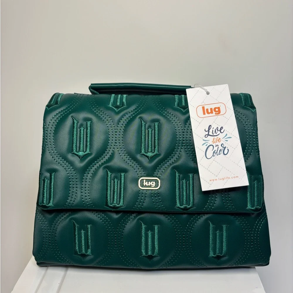 Lug Wicked Emerald Green Quilted Shoulder Bag - Picture 2 of 10